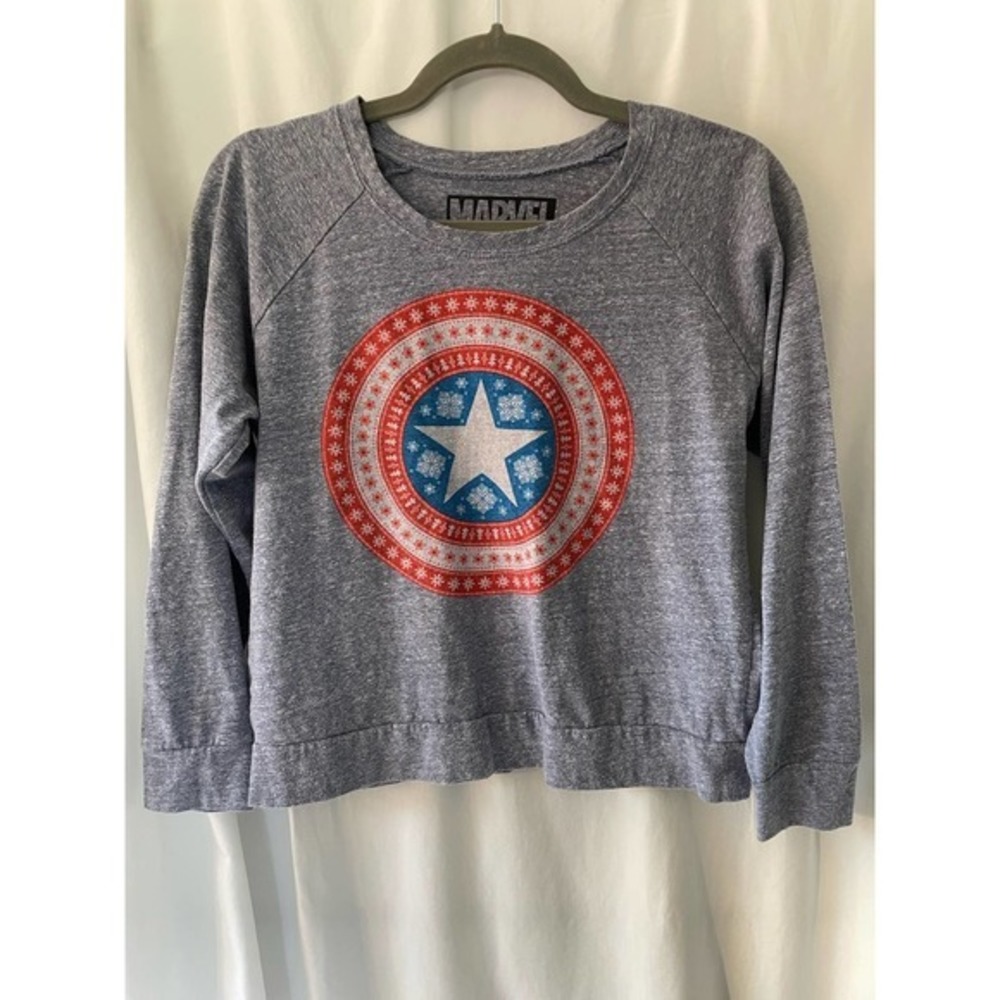Marvel Crewneck Gray Sweatshirt Size‎ XS